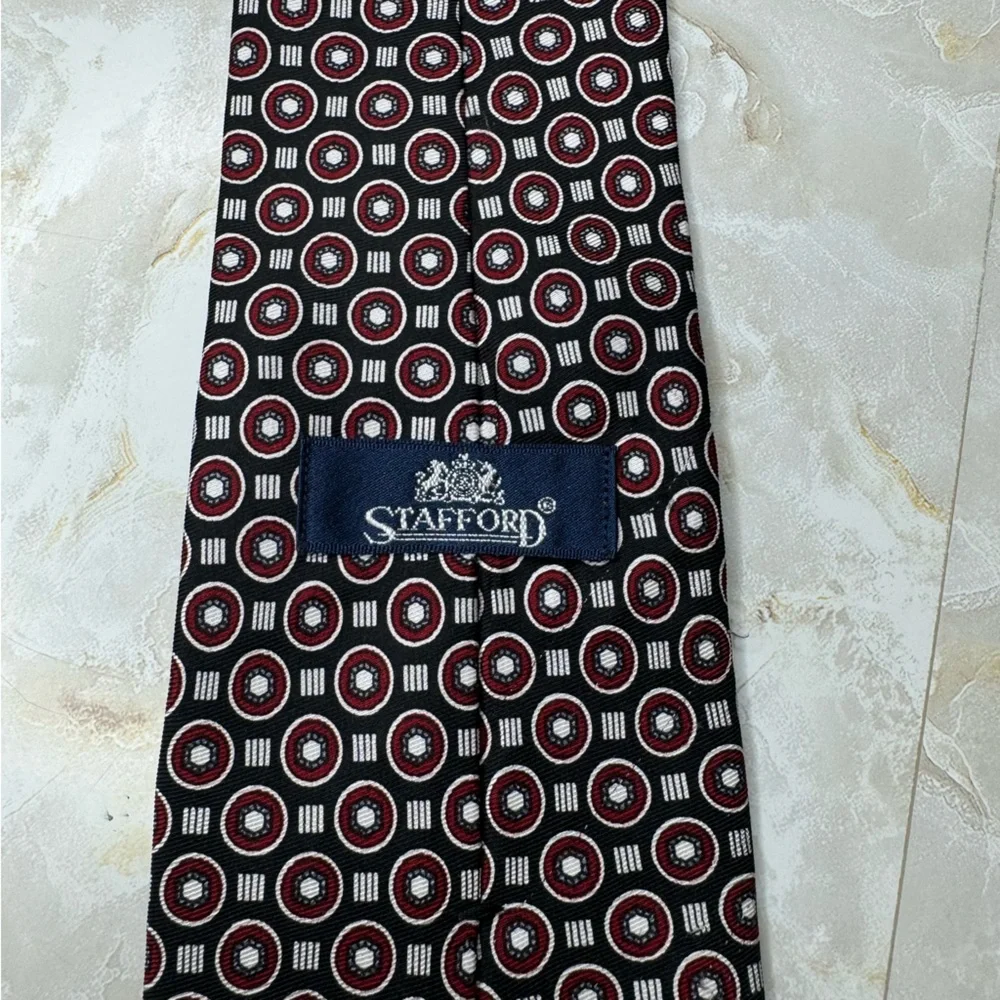 Stafford All Silk‎ Men's Tie 3 3/4